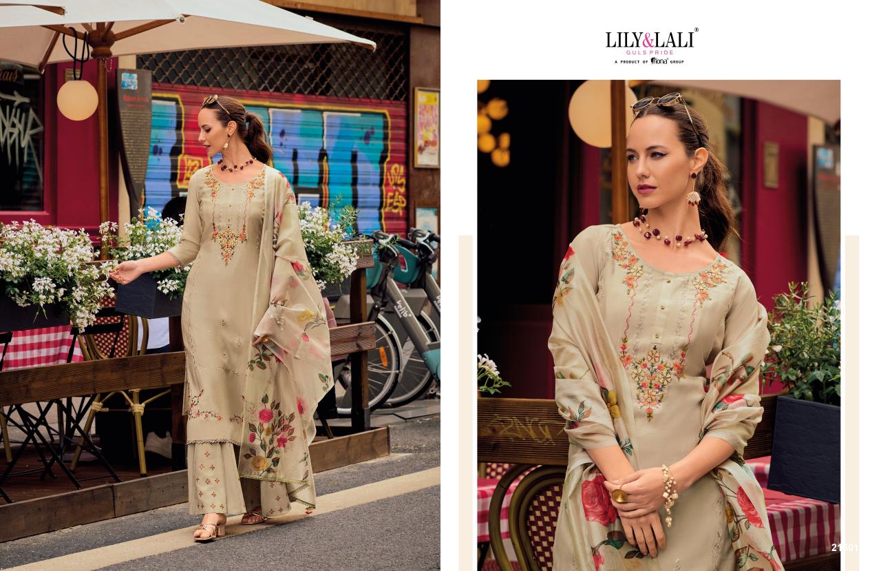 LILY & LALI Riwaaz Vol 6 Fab India Kurtis Woman Wholesale Catalog