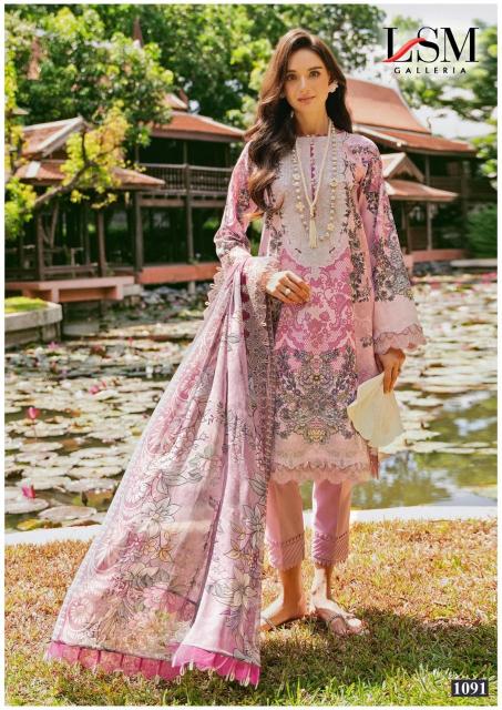 LSM Parian Dream Vol-10 – Karachi Dress Material - Wholesale Catalog