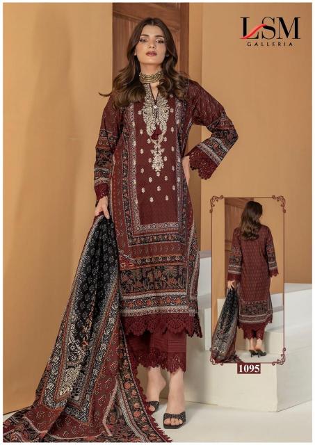 LSM Parian Dream Vol-10 – Karachi Dress Material - Wholesale Catalog