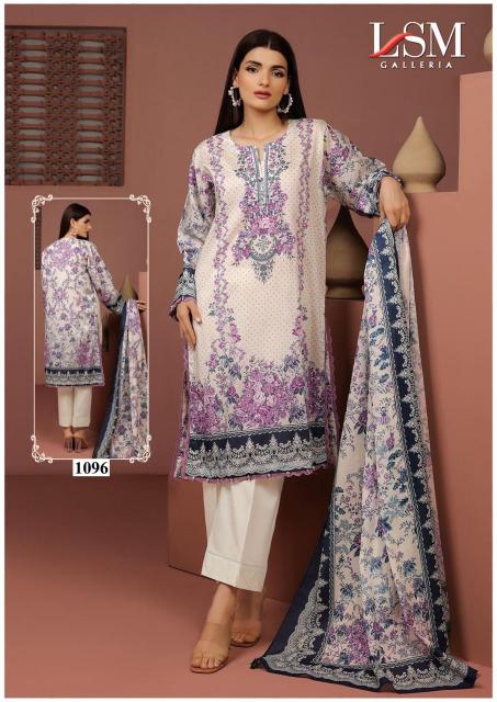 LSM Parian Dream Vol-10 – Karachi Dress Material - Wholesale Catalog
