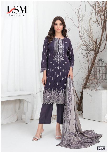 LSM Parian Dream Vol-10 – Karachi Dress Material - Wholesale Catalog