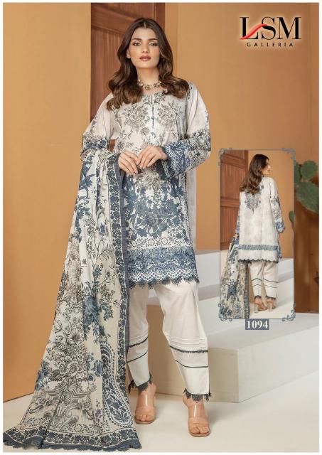 LSM Parian Dream Vol-10 – Karachi Dress Material - Wholesale Catalog