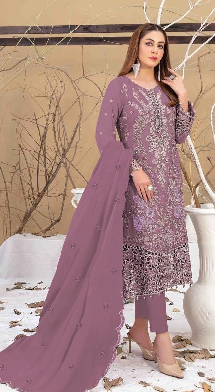 Mah E Rooh 4134 A To E Georgette Salwar Kameez Wholesale Catalog