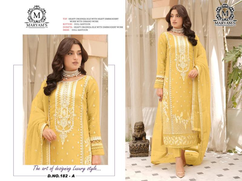 Maryams 182 Embroidered Salwar Kameez Wholesale Catalog