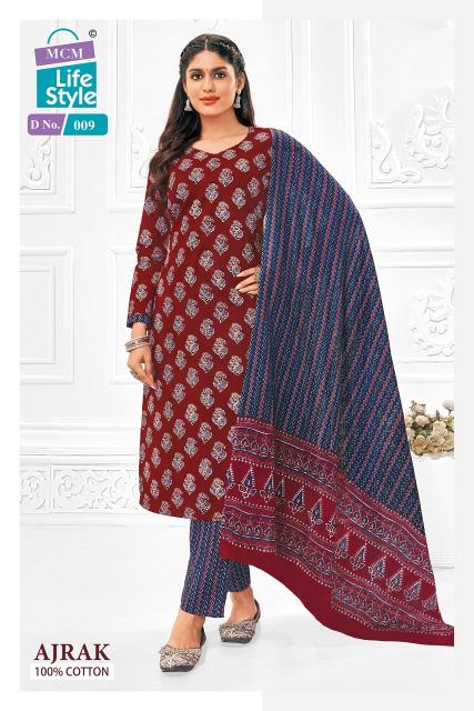 MCM Ajrak Vol-1 – Kurti Pant With Dupatta - Wholesale Catalog