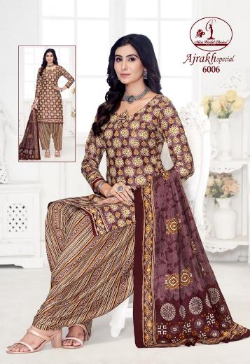Miss World Ajrakh Vol 6 Cotton Printed Dress Material Wholesale Catalog