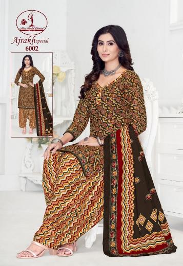 Miss World Ajrakh Vol 6 Cotton Printed Dress Material Wholesale Catalog
