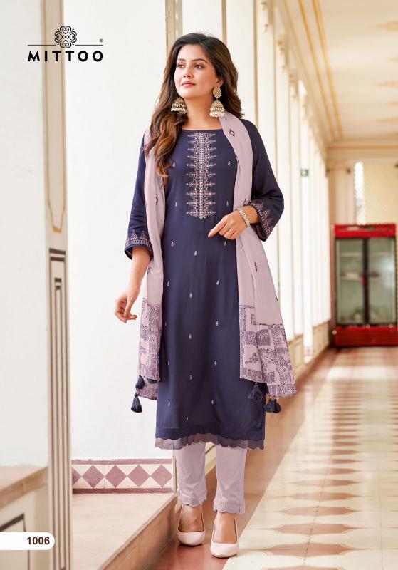 Mittoo Apsara Blue Kurti Online India Wholesale Catalog