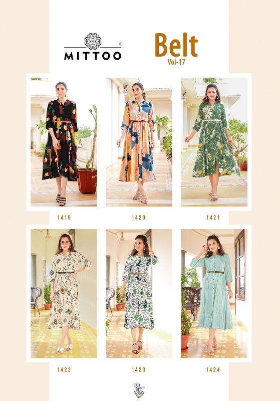 MITTOO BELT VOL 17 Anarkali Kurtis To Buy Online India Wholesale Catalog