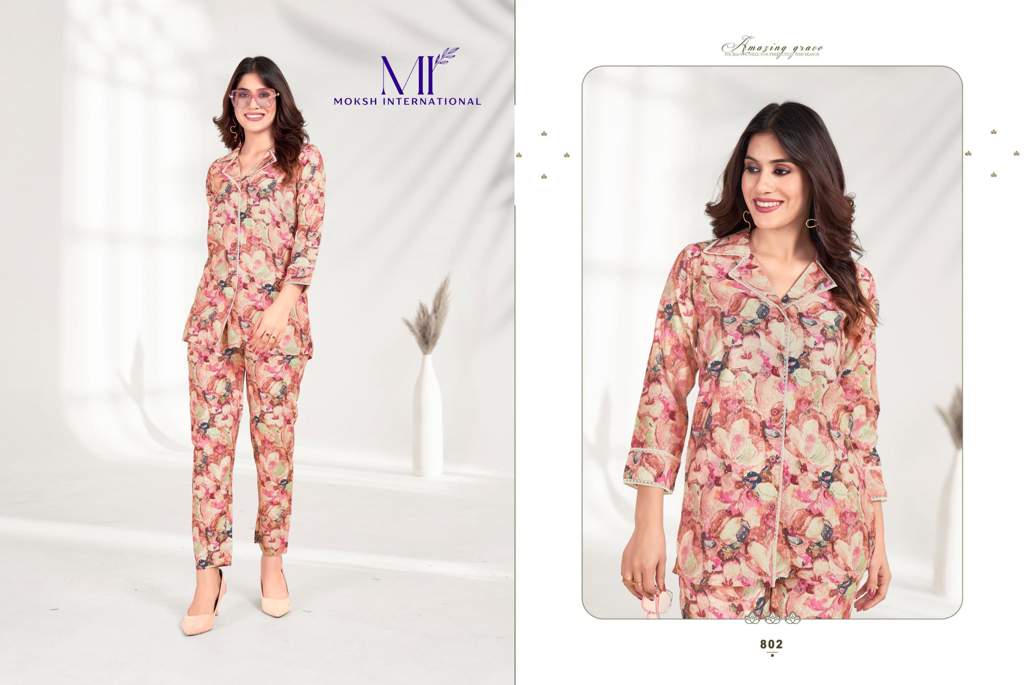 Moksh International Co-ord Queen Co-ord set Wholesale catalog