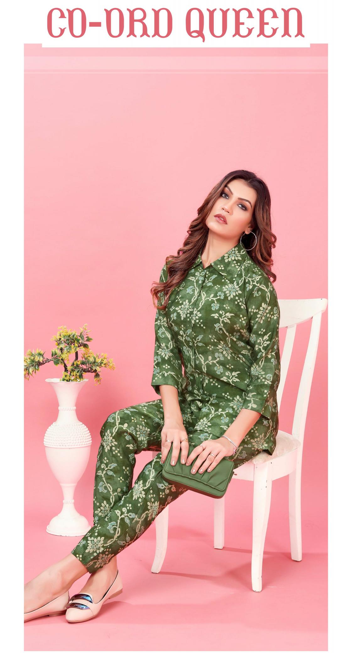 Moksh International Co-ord Queen Co-ord set Wholesale catalog