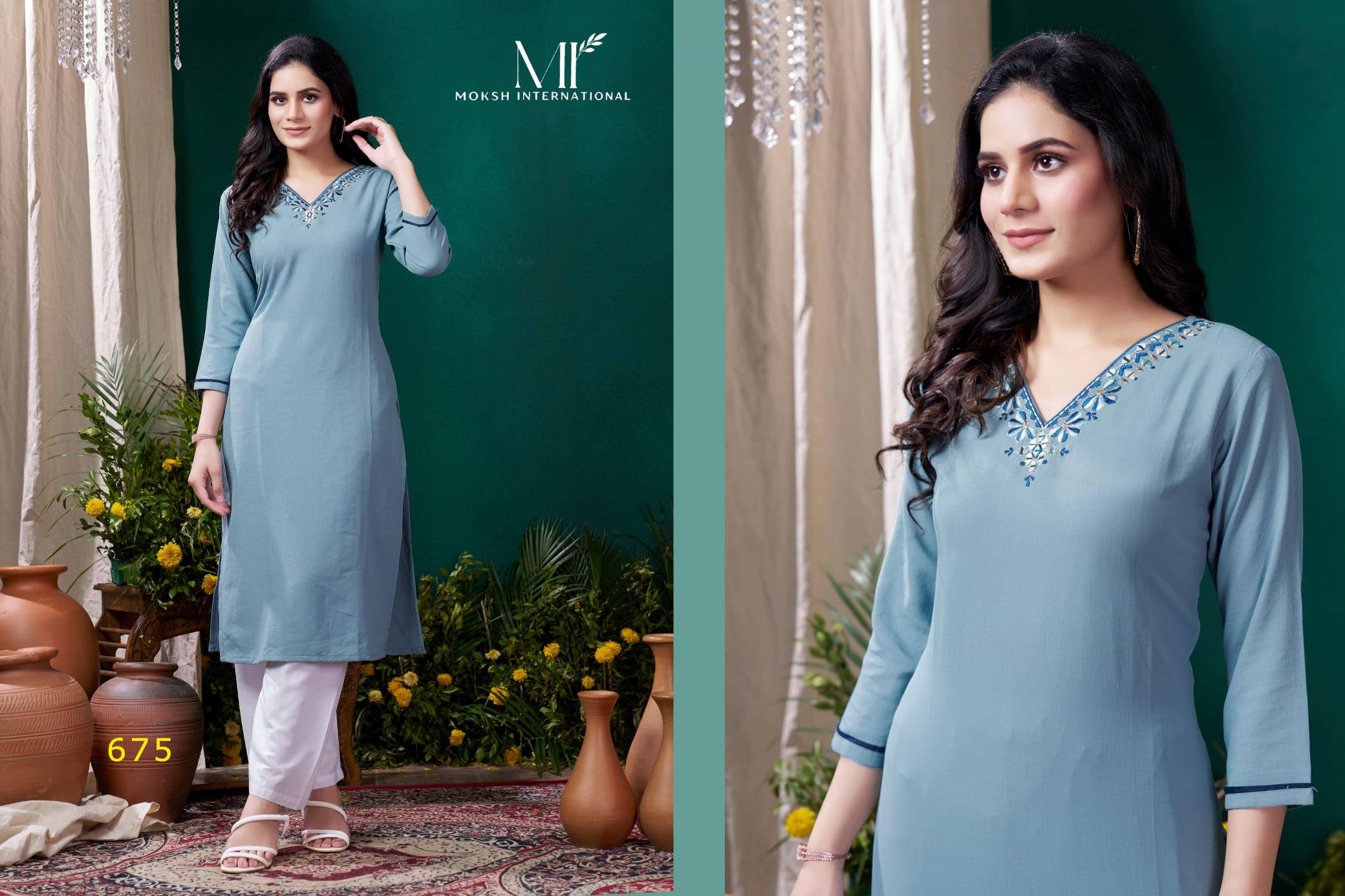 Moksh International Giva Vol 2 pocket kurti women online india Wholesale Catalog