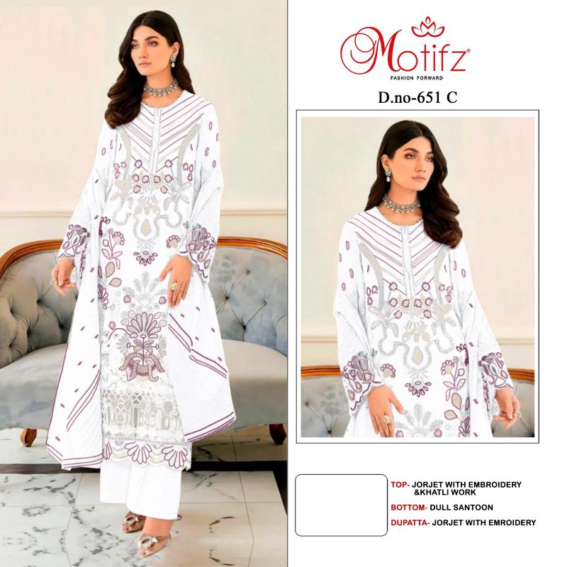 Motifaz 651 Pakistani Suit Wholesale Catalog