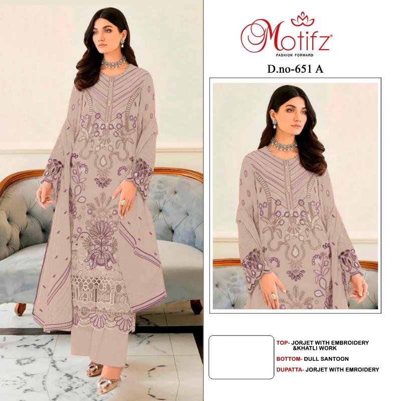 Motifaz 651 Pakistani Suit Wholesale Catalog