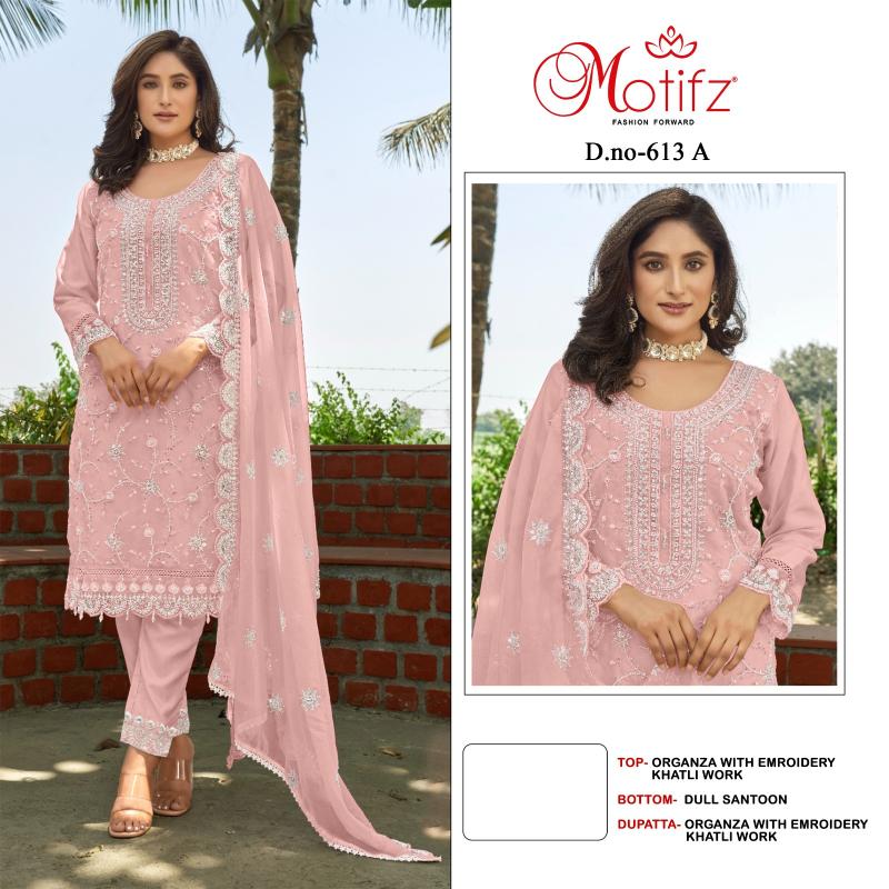 MOTIFZ 613 Salwar Kameez Wholesale Catalog