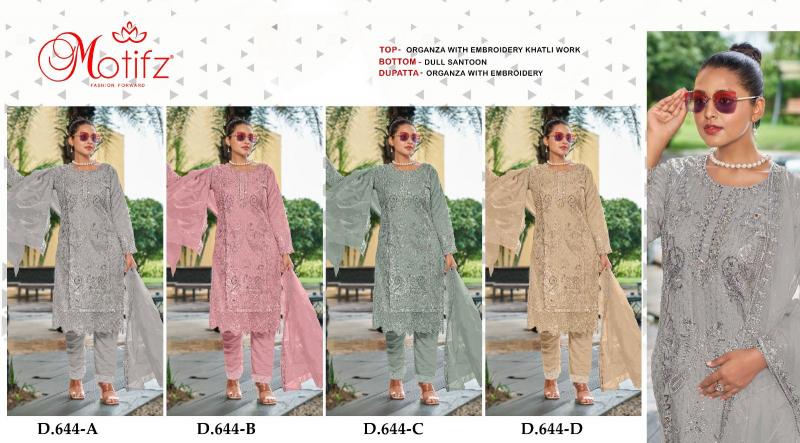Motifz 644 pakistani suit wholesale market Wholesale Catalog