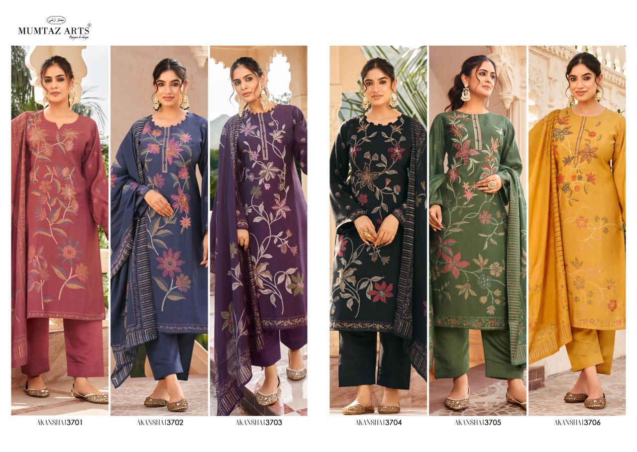 MUMTAZ ARTS AKANSHA Viscose Muslin Salwar Kameez Wholesale Catalog
