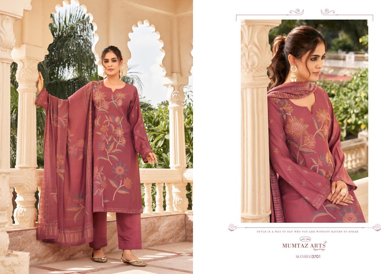 MUMTAZ ARTS AKANSHA Viscose Muslin Salwar Kameez Wholesale Catalog