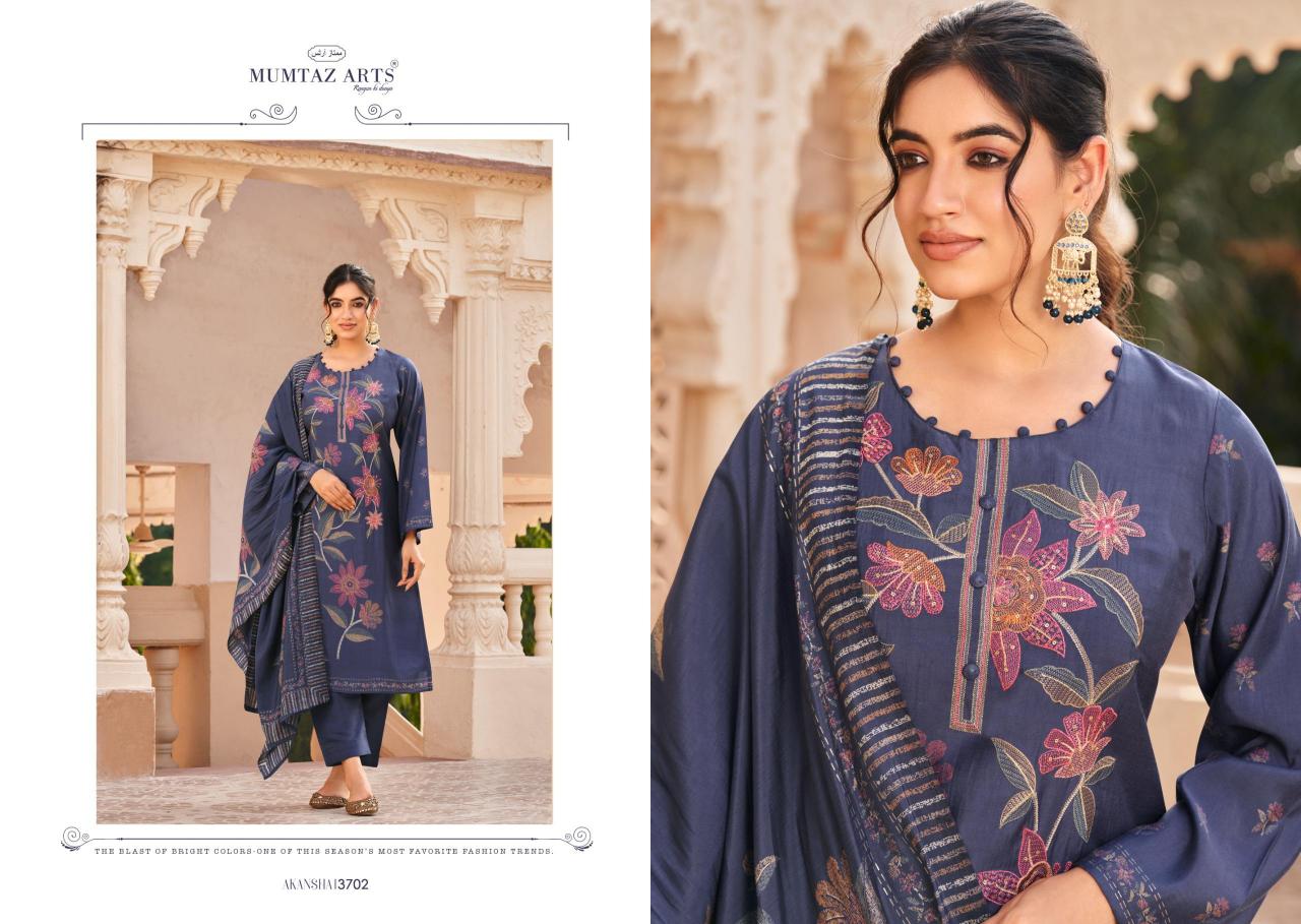 MUMTAZ ARTS AKANSHA Viscose Muslin Salwar Kameez Wholesale Catalog