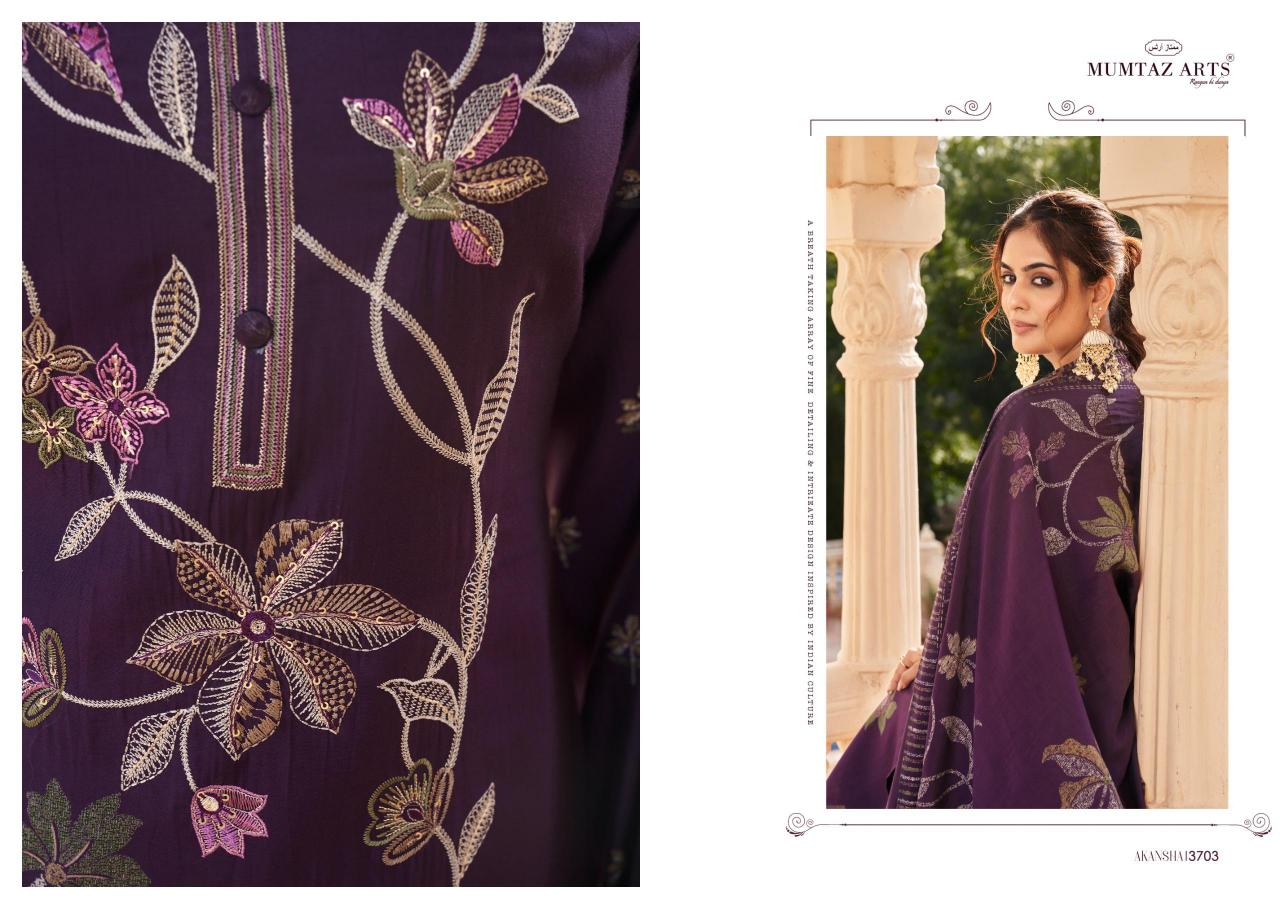 MUMTAZ ARTS AKANSHA Viscose Muslin Salwar Kameez Wholesale Catalog