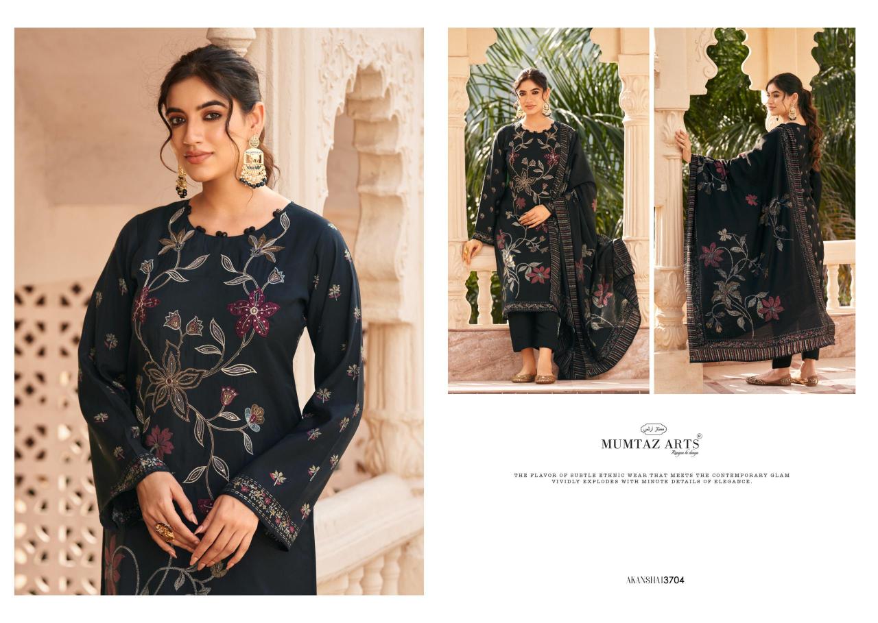 MUMTAZ ARTS AKANSHA Viscose Muslin Salwar Kameez Wholesale Catalog