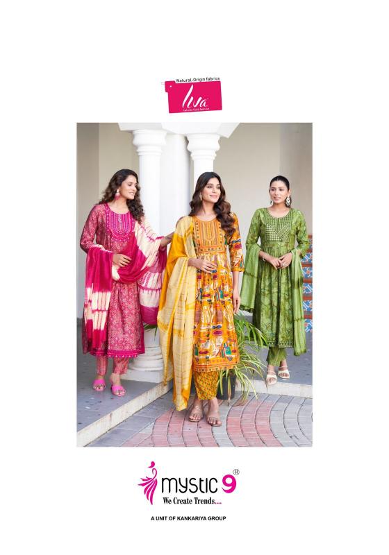 Mystic 9 Mona Vol 1 Blue Silk Kurti For Women Online India Wholesale Catalog
