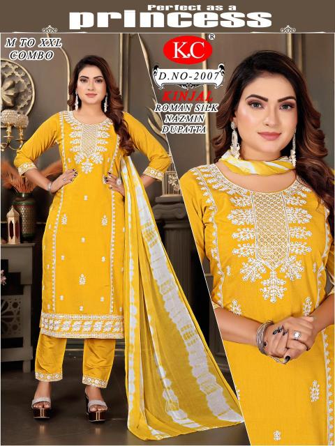 NAVKAR KINJAL Kurti Wholesale Catalog