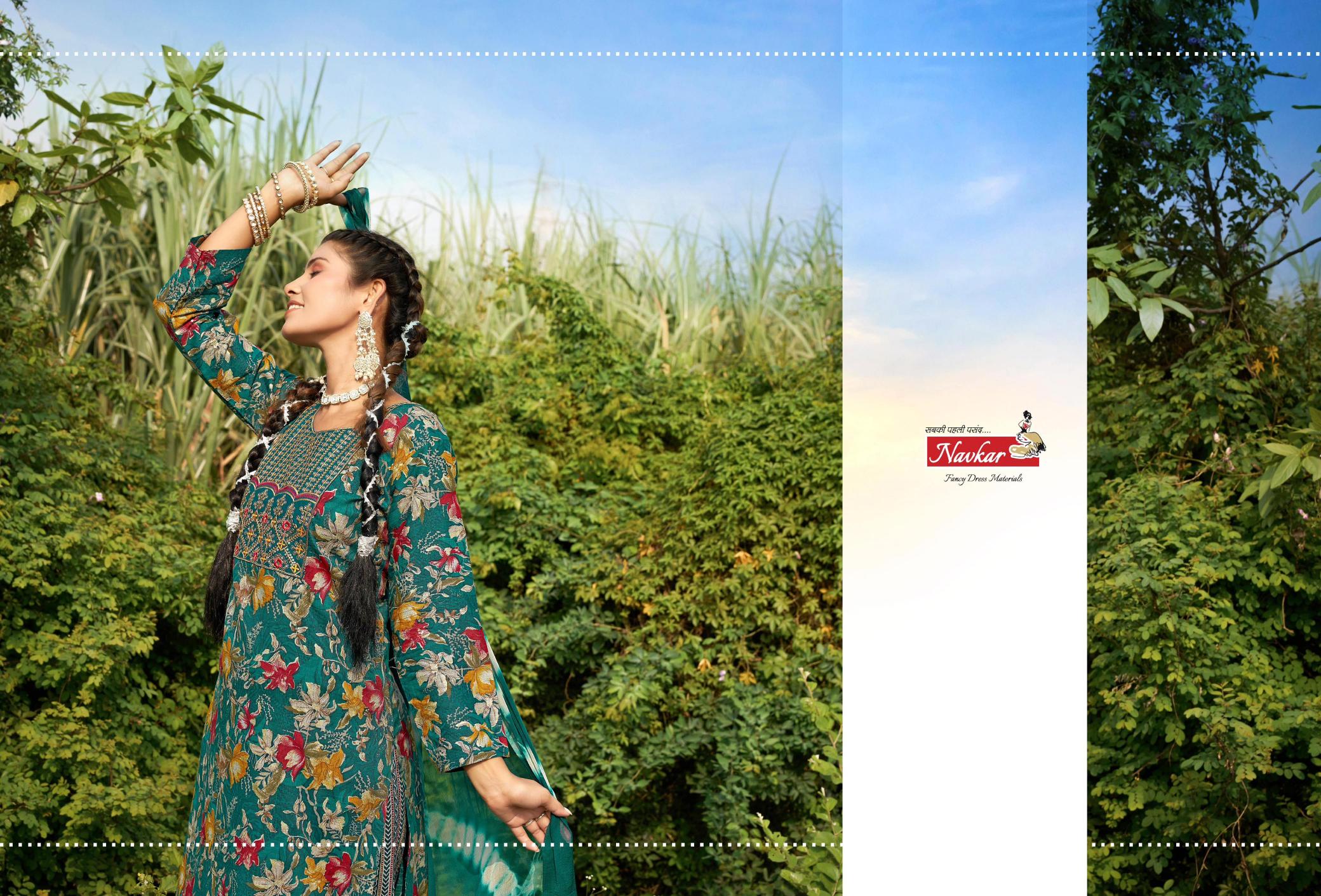 NAVKAR SUFFY GOLD Vol 9 pretty kurti looks fab india Wholesale Catalog
