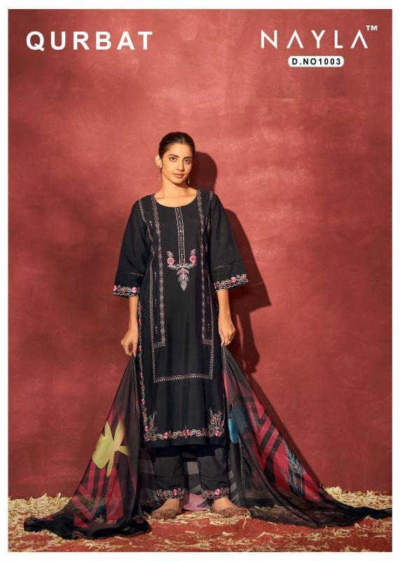 Nayla Qurbat Viscose silk kurtis online india Wholesale Catalog
