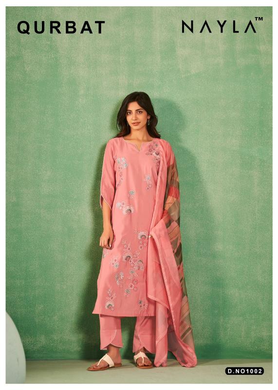 Nayla Qurbat Viscose silk kurtis online india Wholesale Catalog