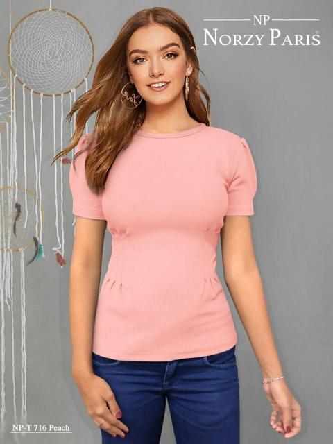 Norzy Paris NP - T 716 Peach & T 719 Pista Western Top Wholesale catalog