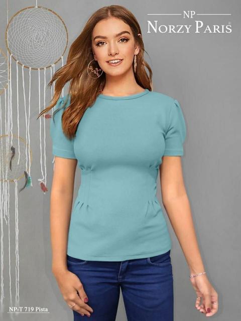 Norzy Paris NP - T 716 Peach & T 719 Pista Western Top Wholesale catalog
