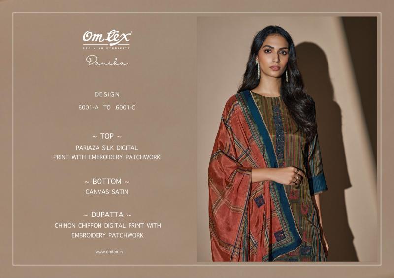OMTEX DANIKA Unstitched Salwar Kameez Wholesale Catalog