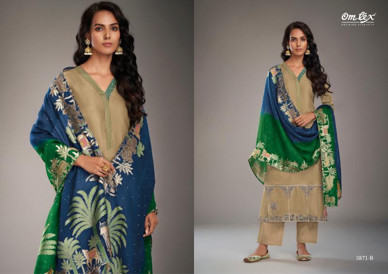 Omtex Henna Silk Digital Printed Salwar Kameez Wholesale Catalog