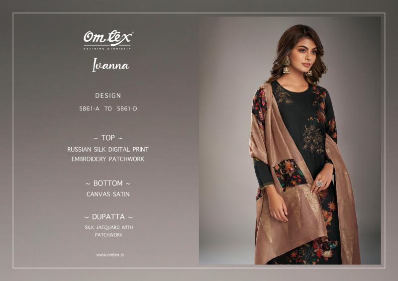 OMTEX IVANNA Digital Printed Salwar Kameez Wholesale Catalog