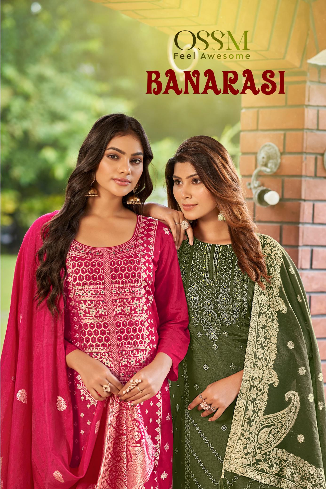 Ossm Banarasi Fancy Kurti Wholesale Catalog