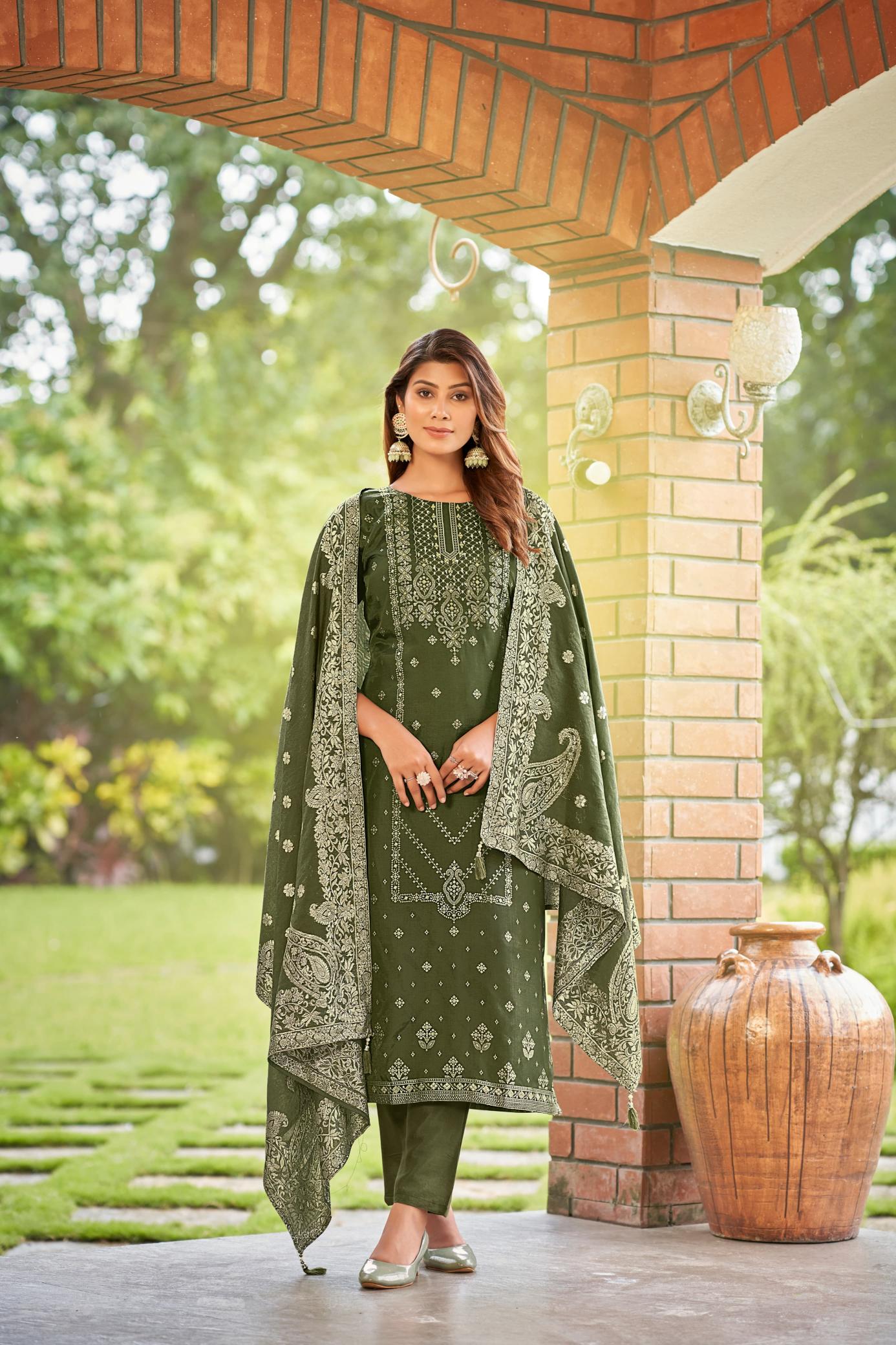 Ossm Banarasi Fancy Kurti Wholesale Catalog