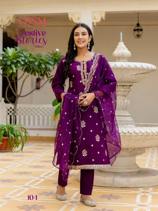 OSSM FESTIVE STORIES Vol 4 Kurti Wholesale Catalog