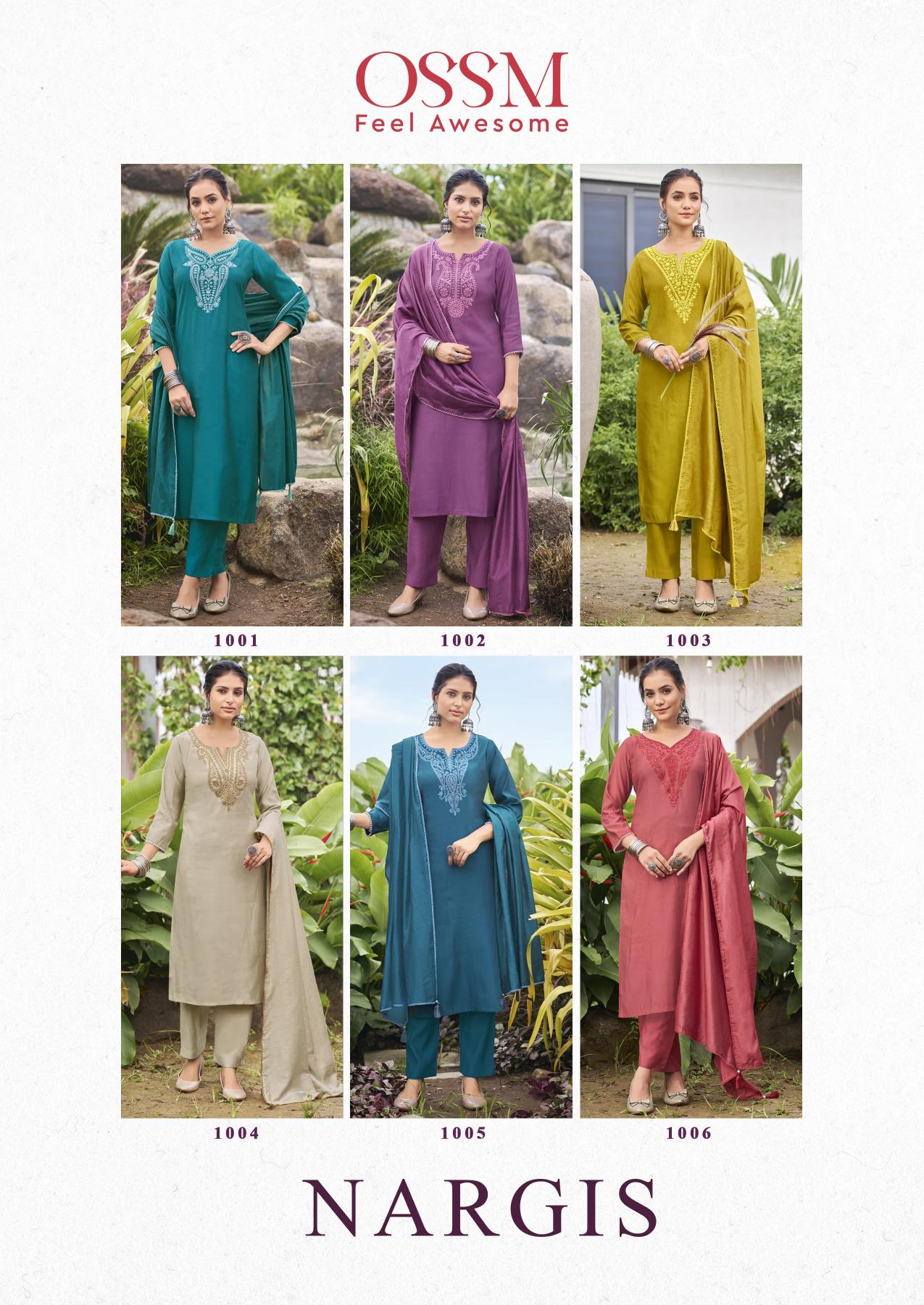 OSSM NARGIS Vol 1 Kurti Wholesale Catalog