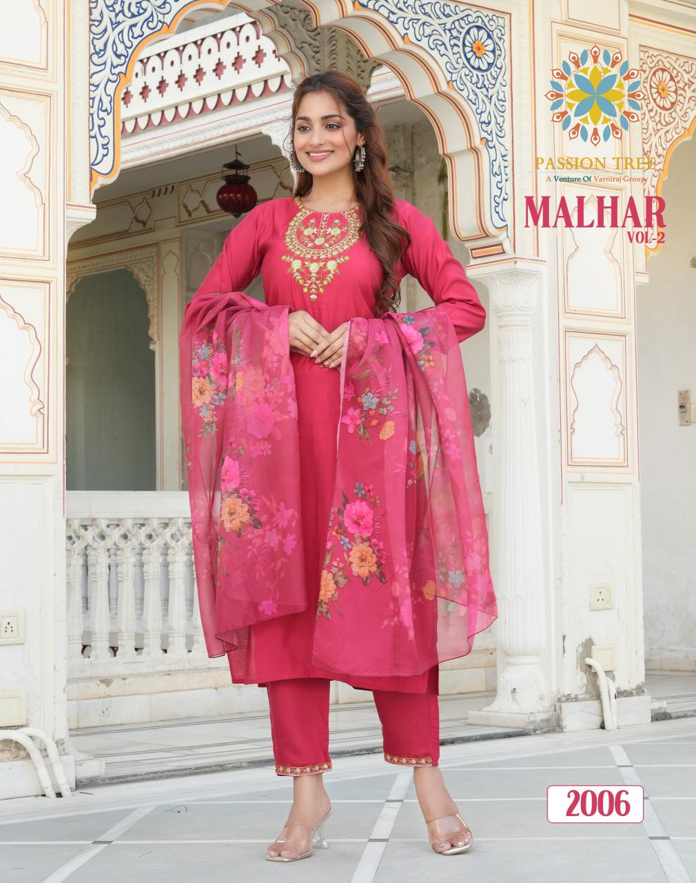 Passion Tree Malhar Vol 2 Embroidered Kurtis Online india Wholesale Catalog