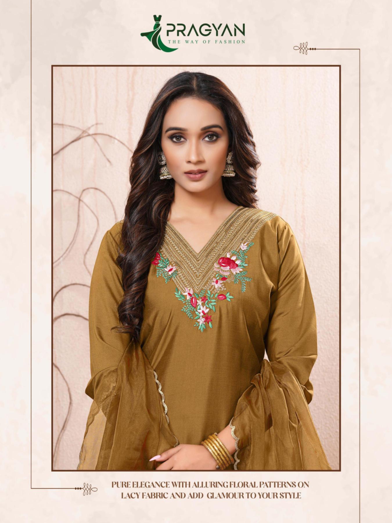 PRAGYAN POSHAK Vol 1 Ladies Kurti Sale India Wholesale Catalog