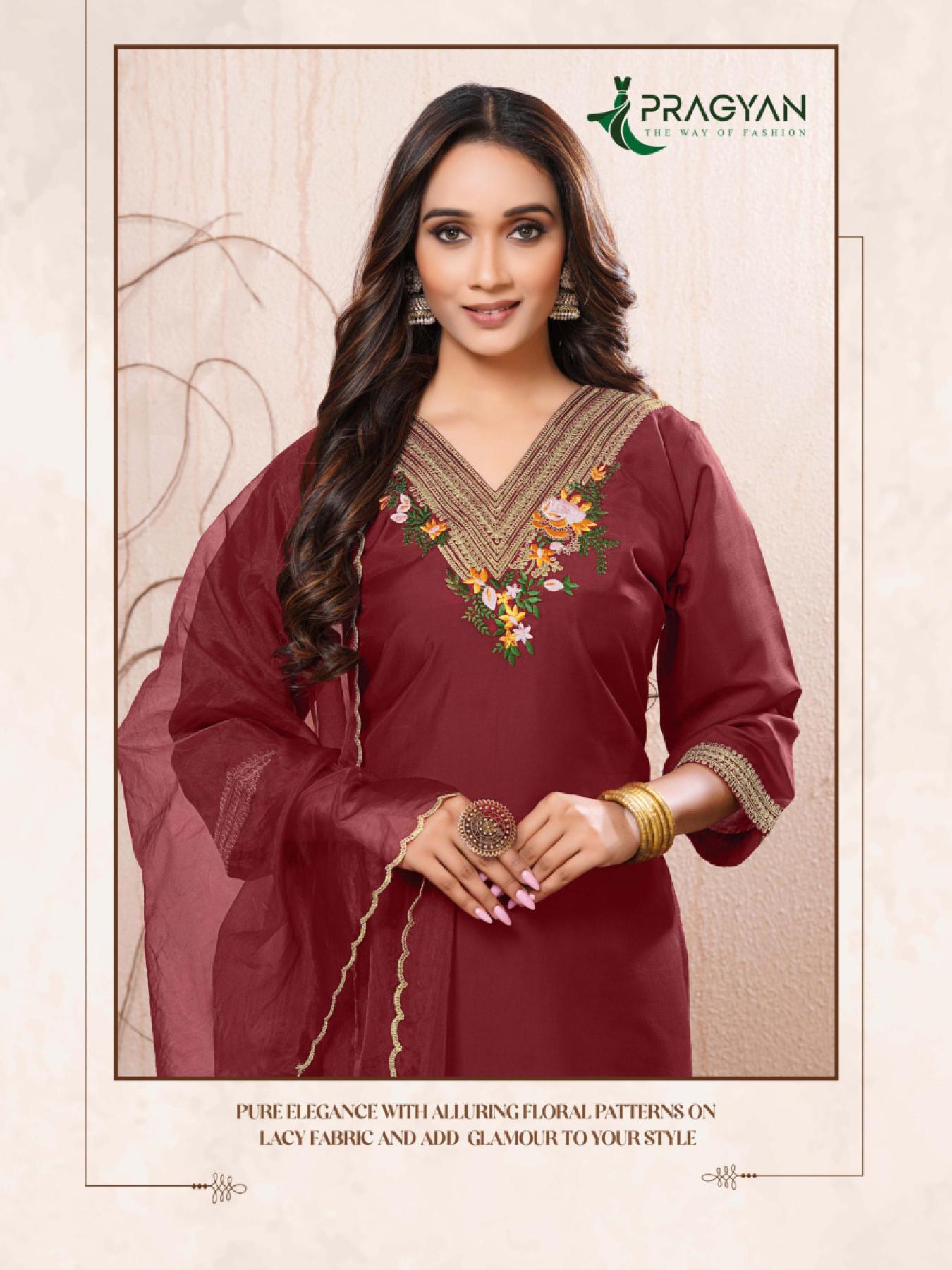 PRAGYAN POSHAK Vol 1 Ladies Kurti Sale India Wholesale Catalog