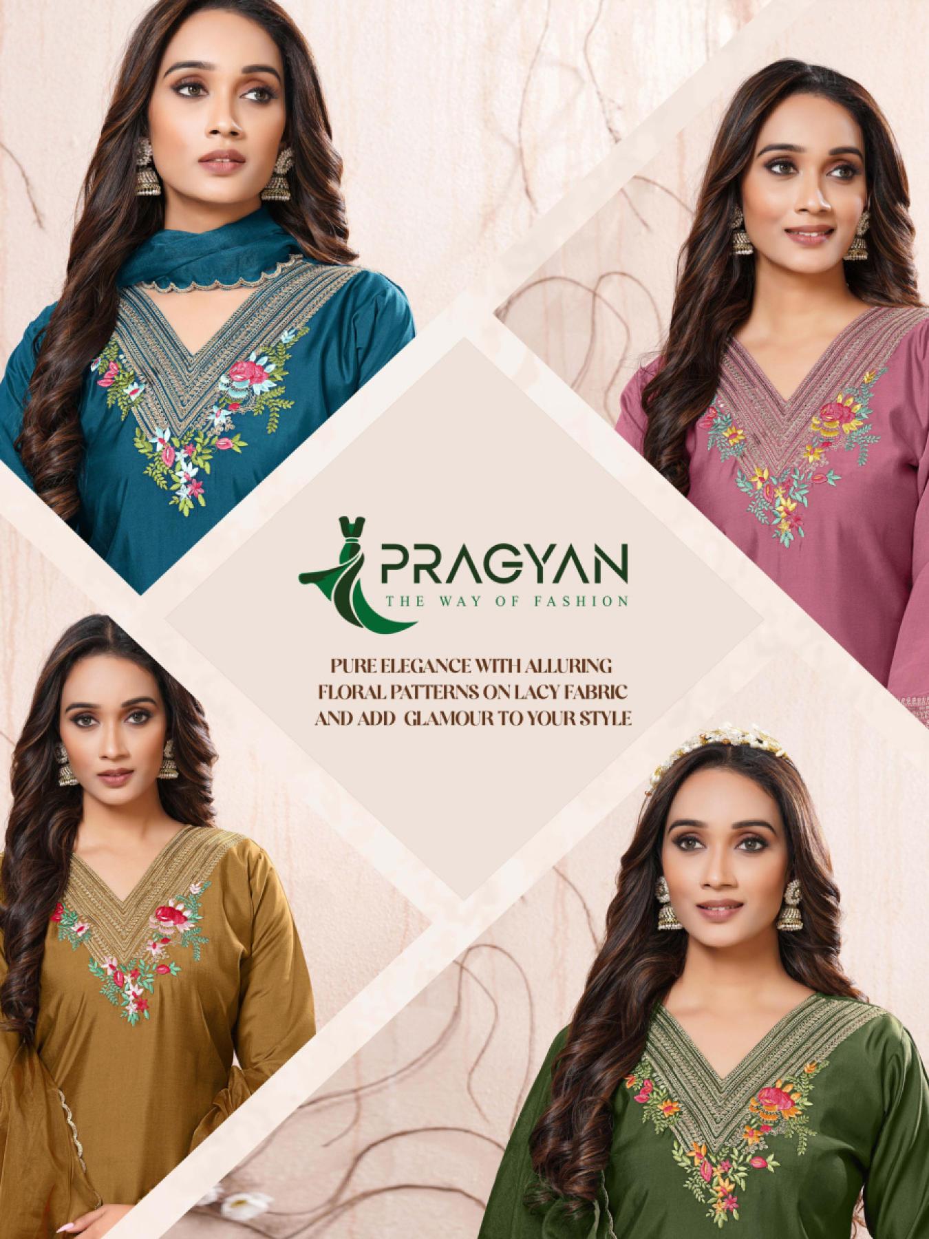 PRAGYAN POSHAK Vol 1 Ladies Kurti Sale India Wholesale Catalog