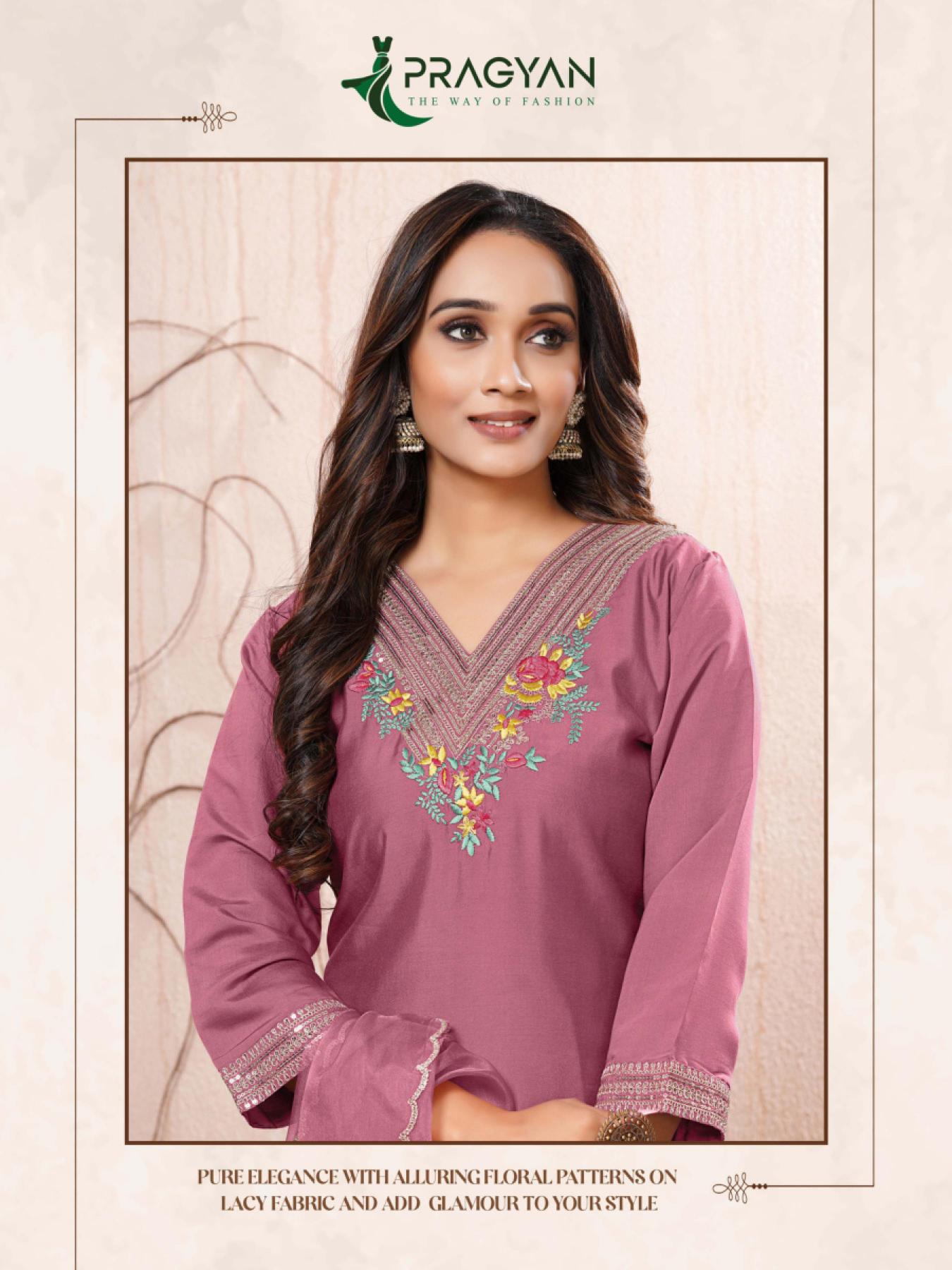 PRAGYAN POSHAK Vol 1 Ladies Kurti Sale India Wholesale Catalog