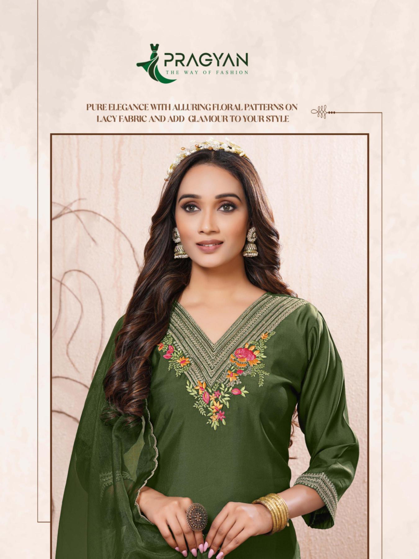 PRAGYAN POSHAK Vol 1 Ladies Kurti Sale India Wholesale Catalog