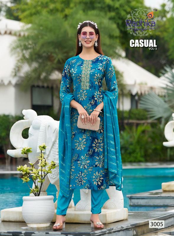 Radhika Casual Vol 3 Rayon Kurti Wholesale Catalog