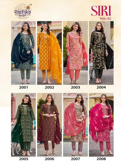 Radhika Life Style Siri Vol 2 Best Brands for Kurtis in India Wholesale Catalog