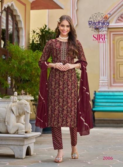 Radhika Life Style Siri Vol 2 Best Brands for Kurtis in India Wholesale Catalog