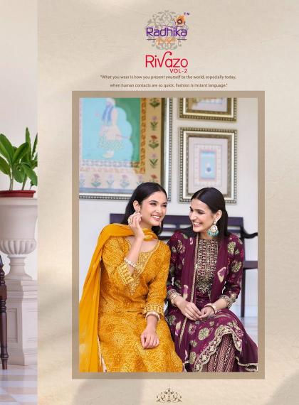 Radhika Rivazo Vol 2 hsn code of kurtis in india Wholesale Catalog