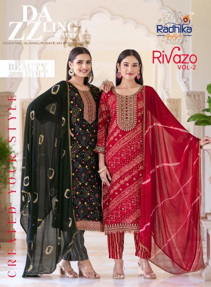 Radhika Rivazo Vol 2 hsn code of kurtis in india Wholesale Catalog